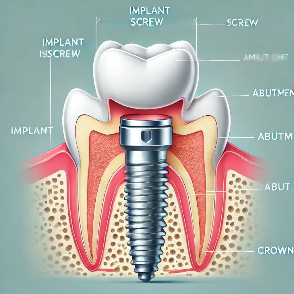 اجزای ایمپلنت